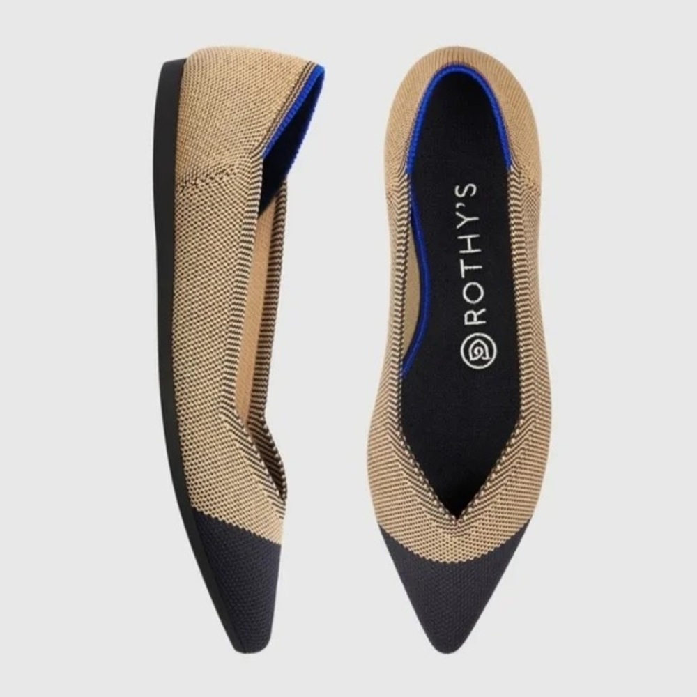 Rothy's | Retired The Point Flats Dune Cap Toe